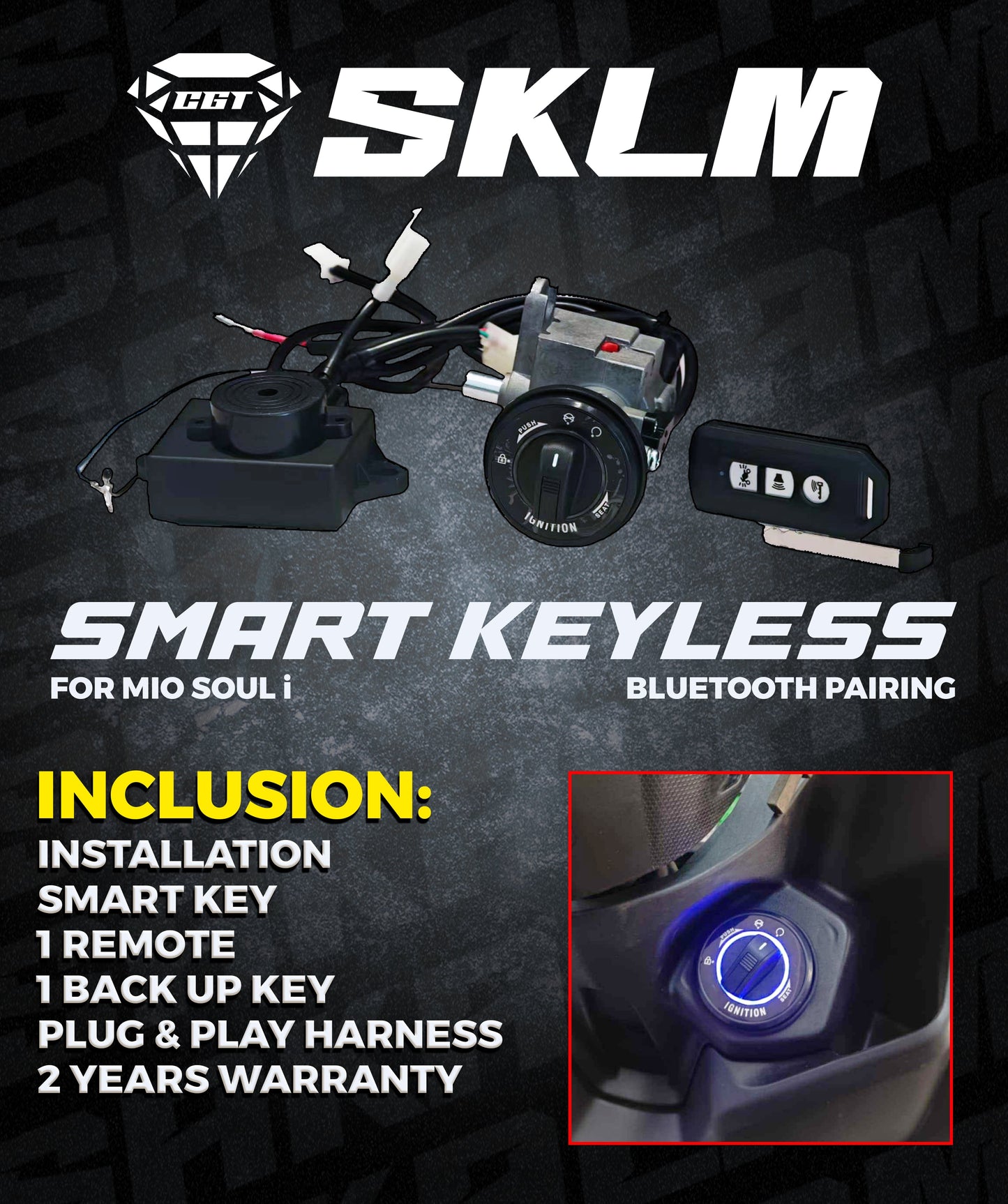 MIO SOUL I-SMART KEYLESS PLUG AND PLAY