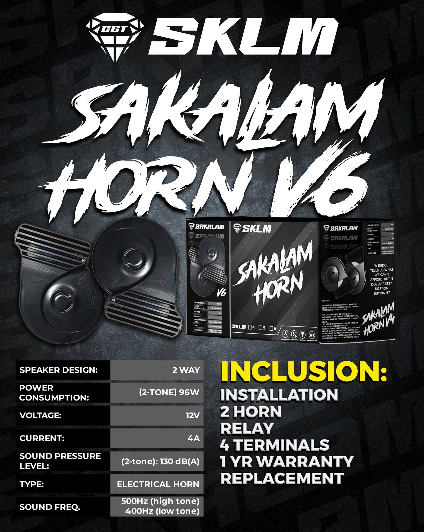 SKLM HORN v6 130dB