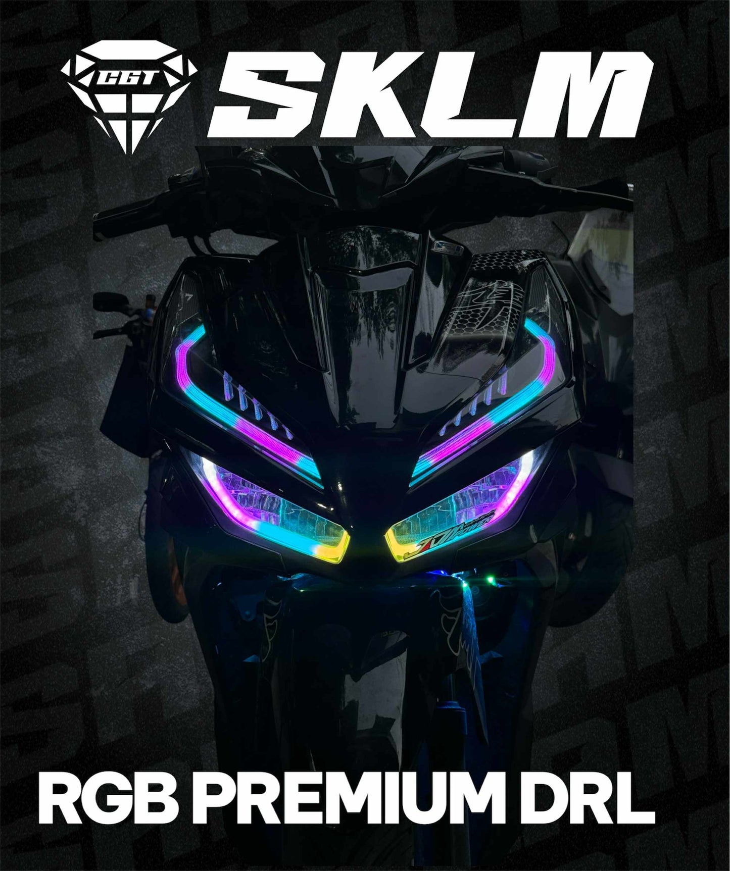 RGB Premium LED DRL for honda click