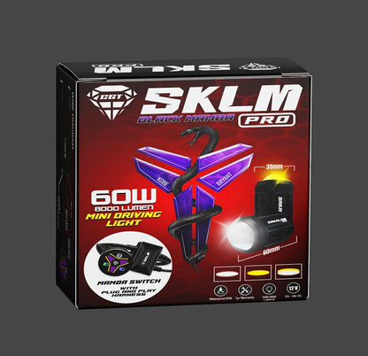 SKLM PRO 60W-8K LUMEN-BLACK MAMBA -HORN BUNDLE