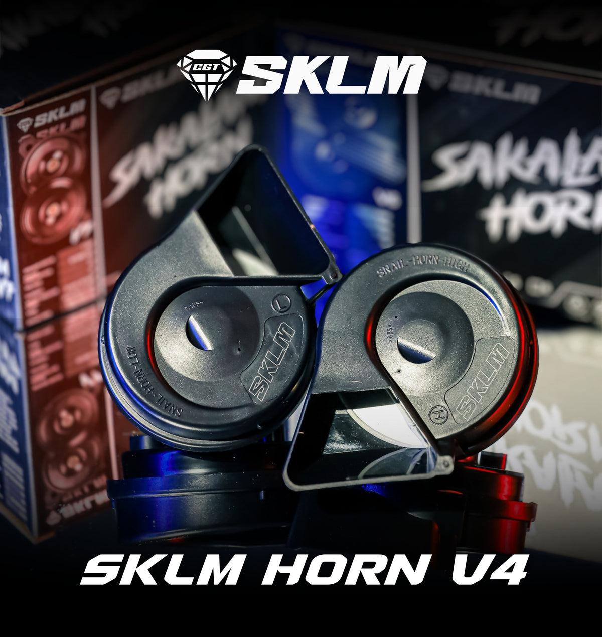 S60 SKLM-BLACK MAMBA -HORN BUNDLE