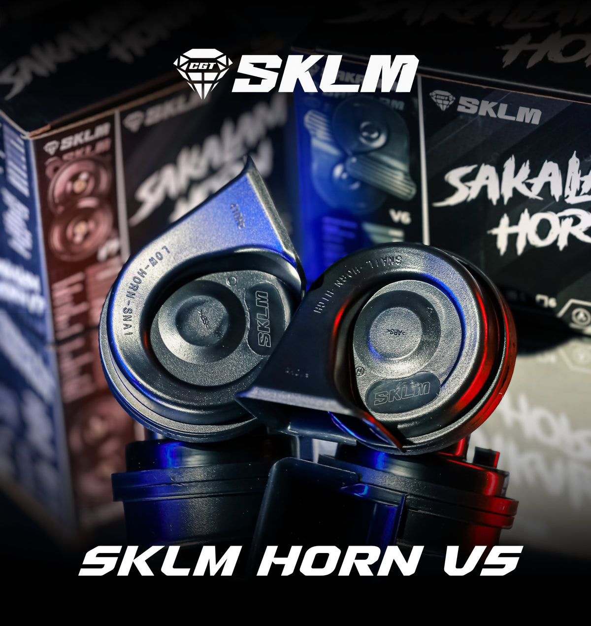 S60 SKLM-BLACK MAMBA -HORN BUNDLE