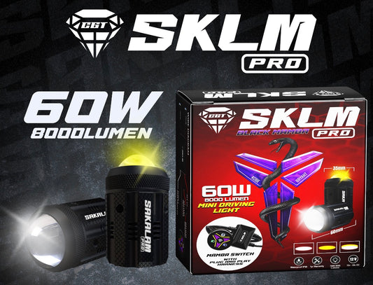 SKLM Pro 60W 8k lumens -Black Mamba