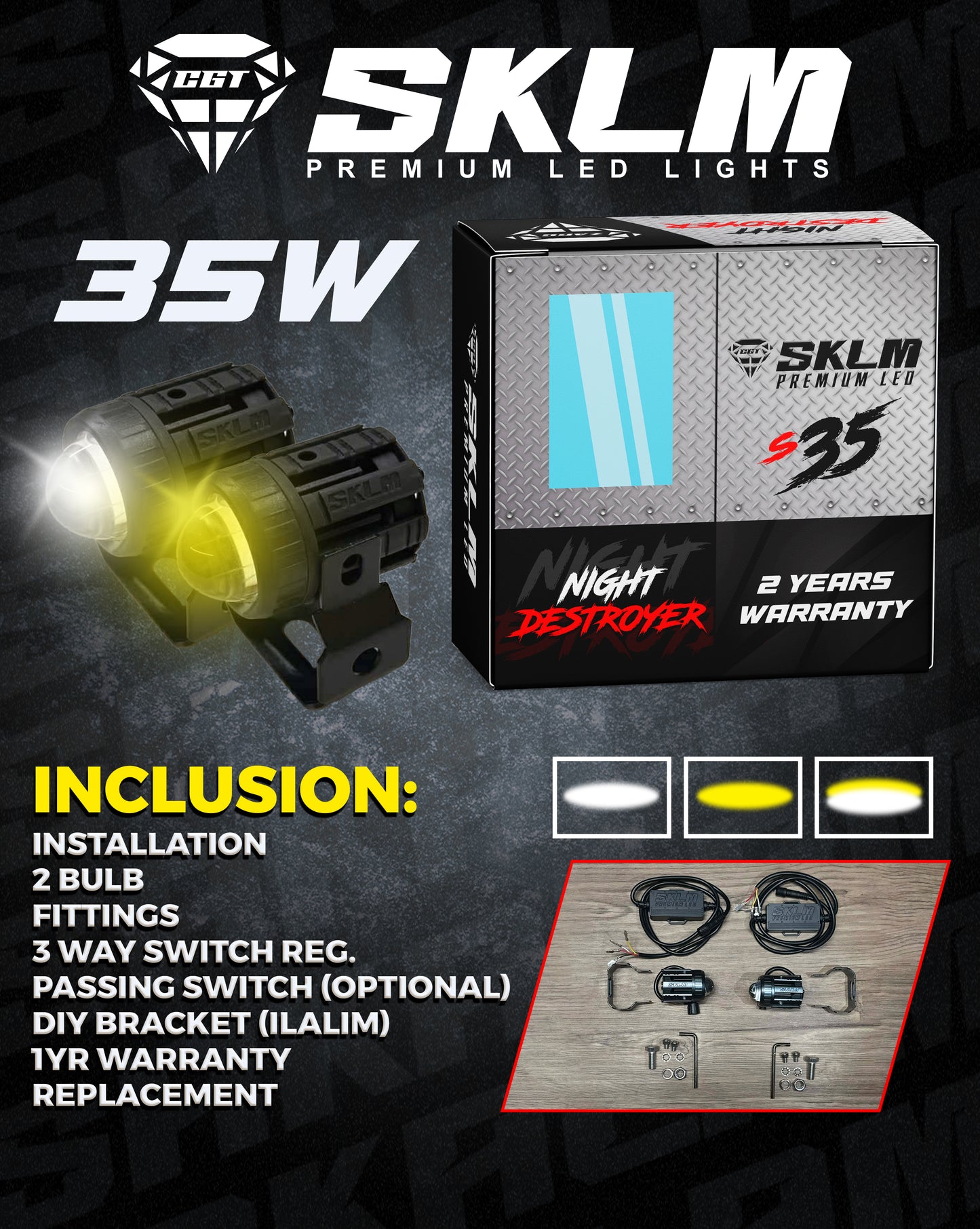 S35 -PREMIUM LED NIGHT DESTROYER