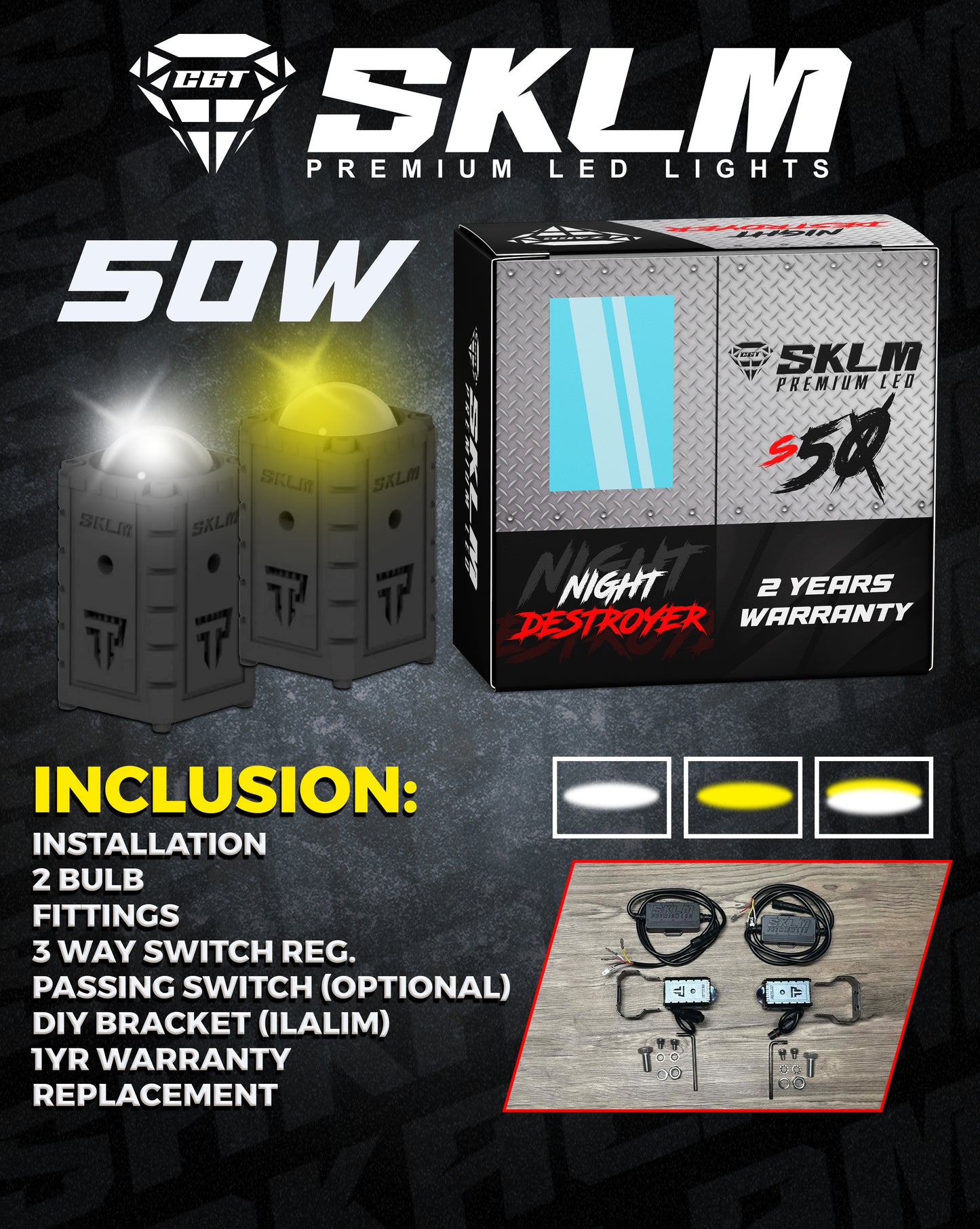 S50 -PREMIUM LED NIGHT DESTROYER