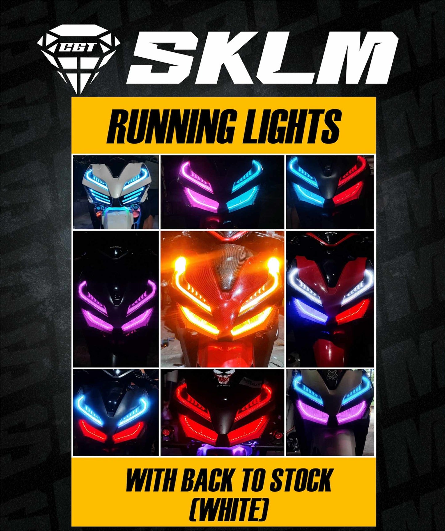 RUNNING LIGHTS for honda click only